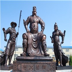銅關(guān)公雕塑擺件批發(fā)